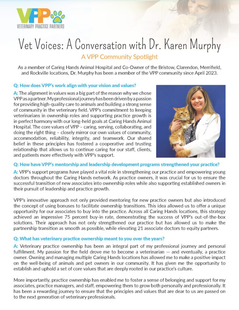 Vet Voices: Dr. Karen Murphy, Caring Hands Animal Hospital