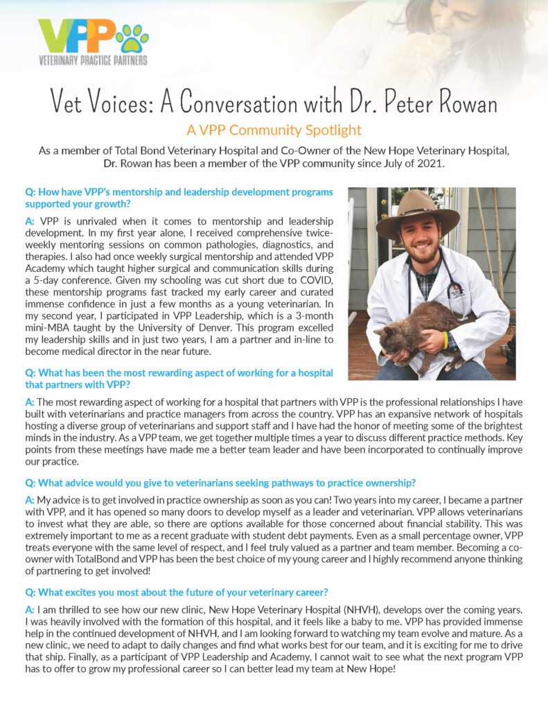 Vet Voices: Dr. Peter Rowan, New Hope Veterinary Hospital
